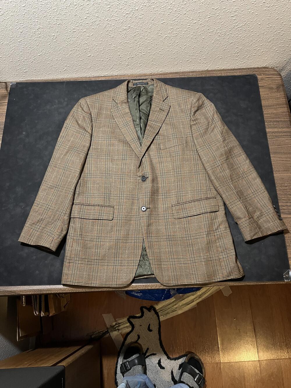 Loro Piana Blazer John W Nordstrom Mens 42 Wool Two Button Sport Coat Italy